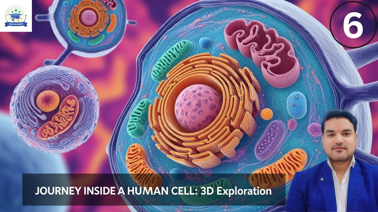 The Cell Structure & Function|Journey inside a cell:Organelle Function Explained