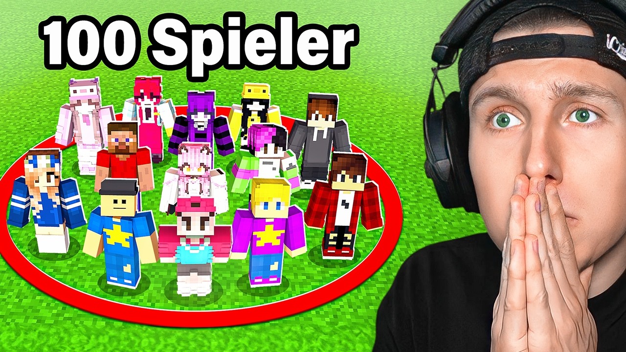 1000€ WER zuletzt den KREIS verlässt in MINECRAFT!