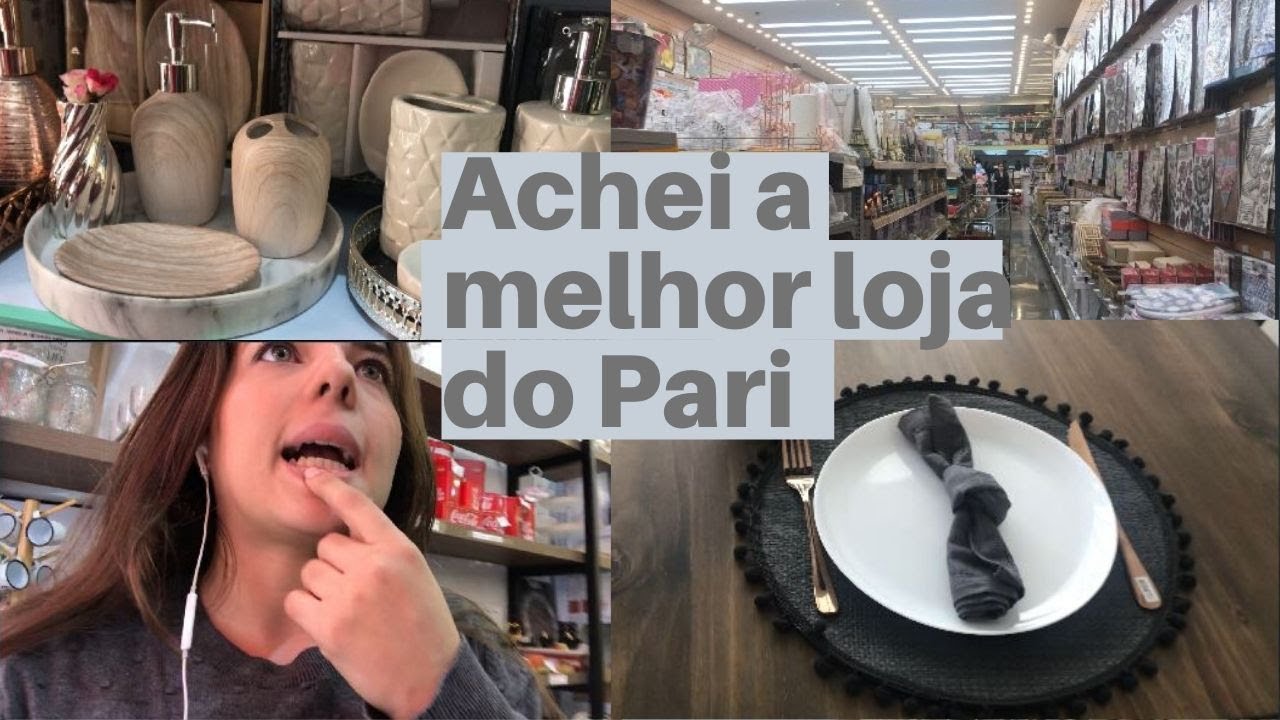 TOUR PELAS LOJAS DE UTILIDADES E DECORAÇÃO NO PARI - BRÁS! Achei sem querer a melhor loja! Em 2020*