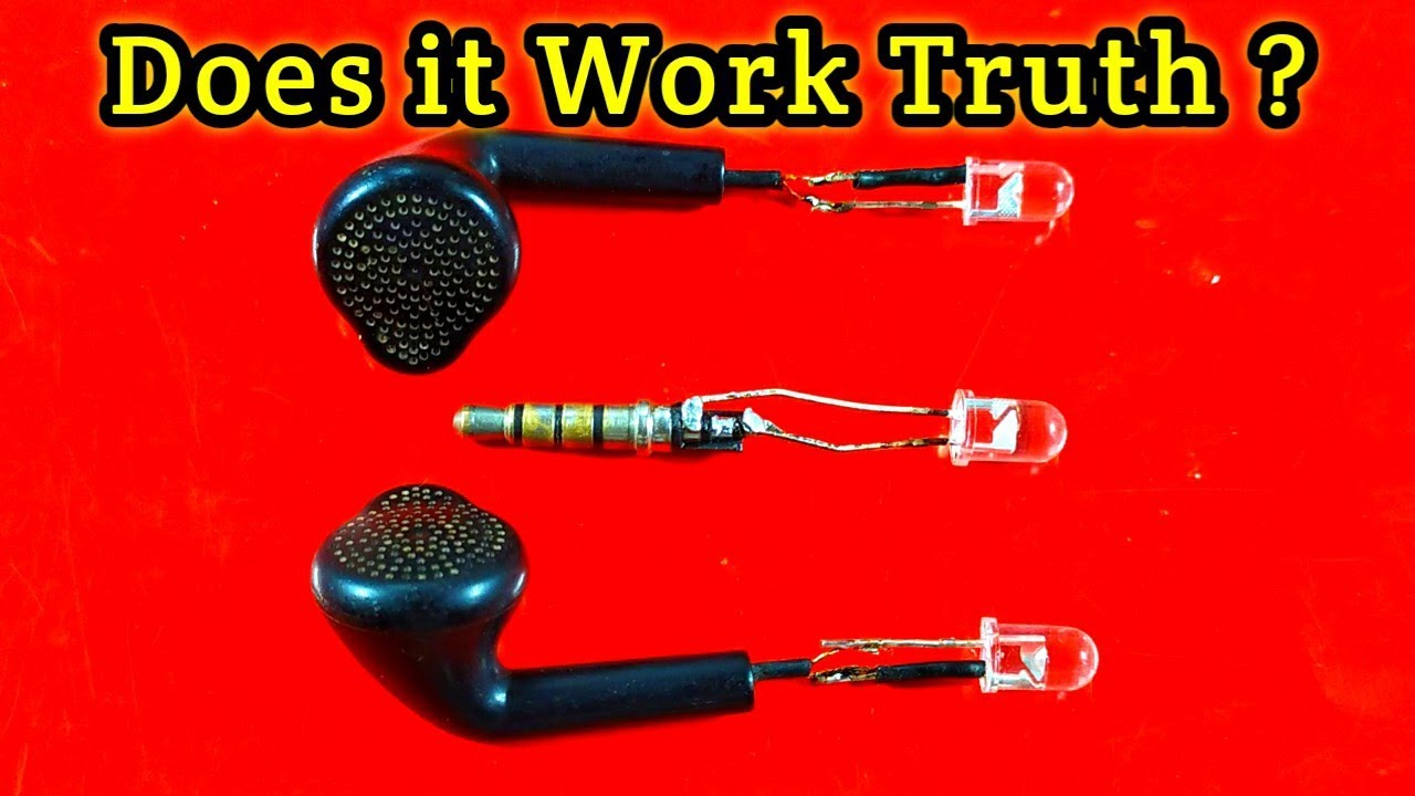 How to make wireless earphones with led sensor | Does it work truth ?