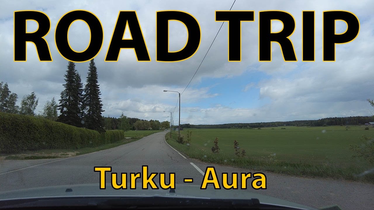 RSP Road Trip Finland Turku Aura Aurajoentie Regional road 222, 4K UHD