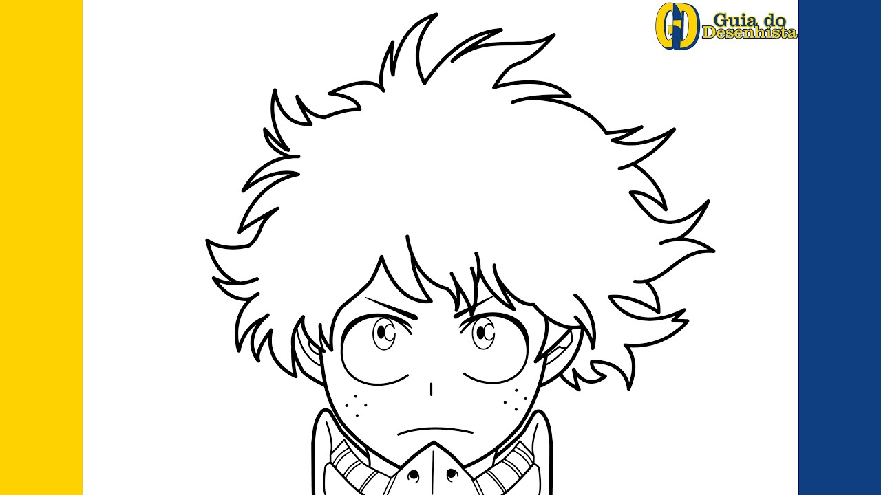 Como Desenhar o Midoriya Izuku [Boku No Hero]