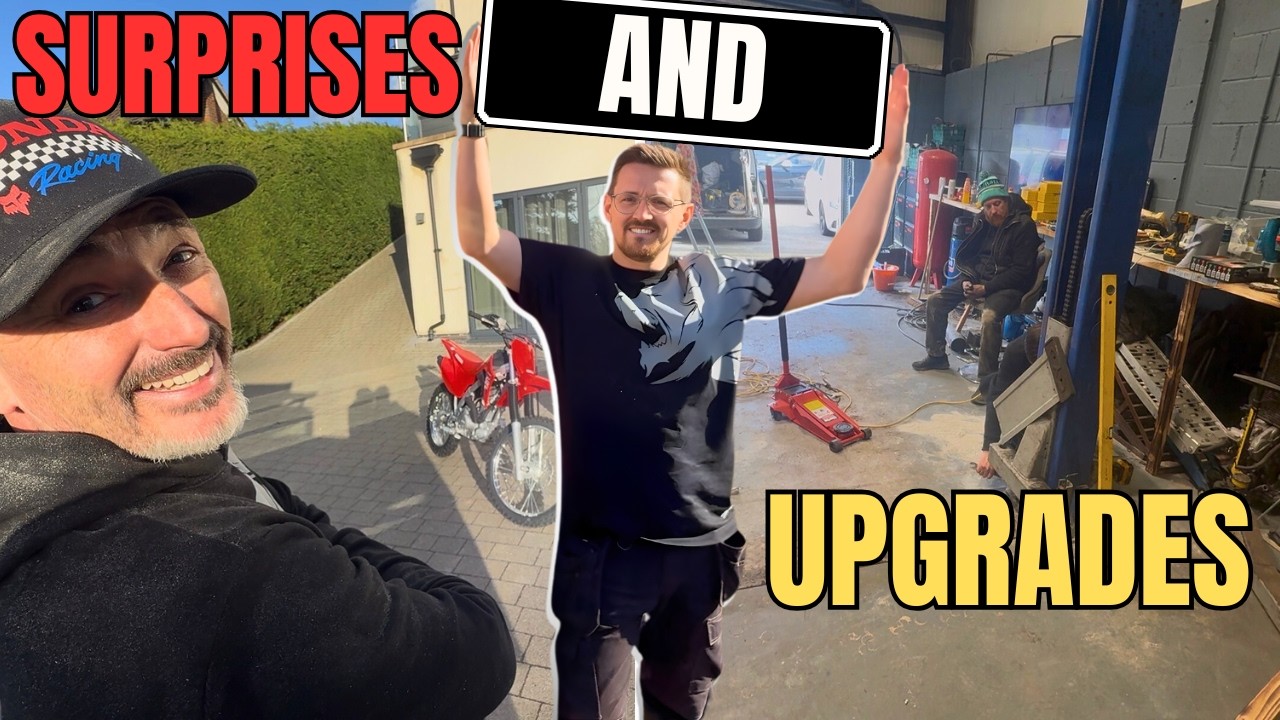 Surprise Dirt Bike Reveal & Epic Garage Upgrade!