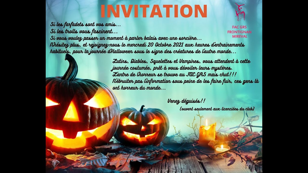 HALLOWEEN 2021 2022 par Fac Gymnastique Rythmique et Sportive Frontignan