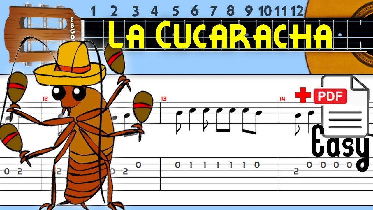 La Cucaracha Guitar Tab