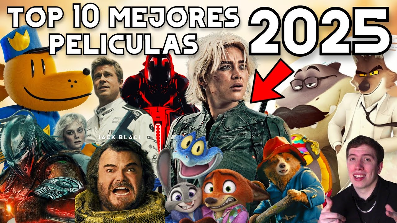 Las 10 MEJORES PELÍCULAS del 2025 - MI TOP de mis FAVORITAS DEL AÑO (Animadas y Live-Action)