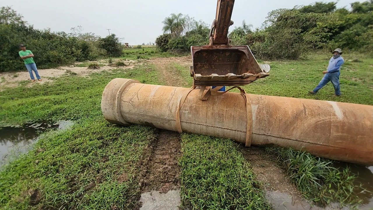 INICIANDO DESVIO PARA ARRANCA PONTE DE MADEIRA // Escavadeira hidráulica ep_01