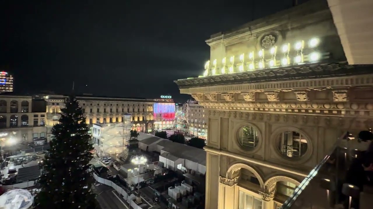 #Italia 🇮🇹 #Milano The Glamore Milano Duomo | The View Terrace | Ristorante Uomo 21 | Vista Duomo.