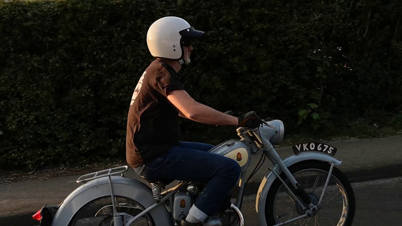 1955 BSA Bantam D3 Test Run