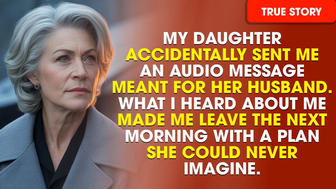 My daughter sent me a voice message meant for her husband, and what I heard made me...