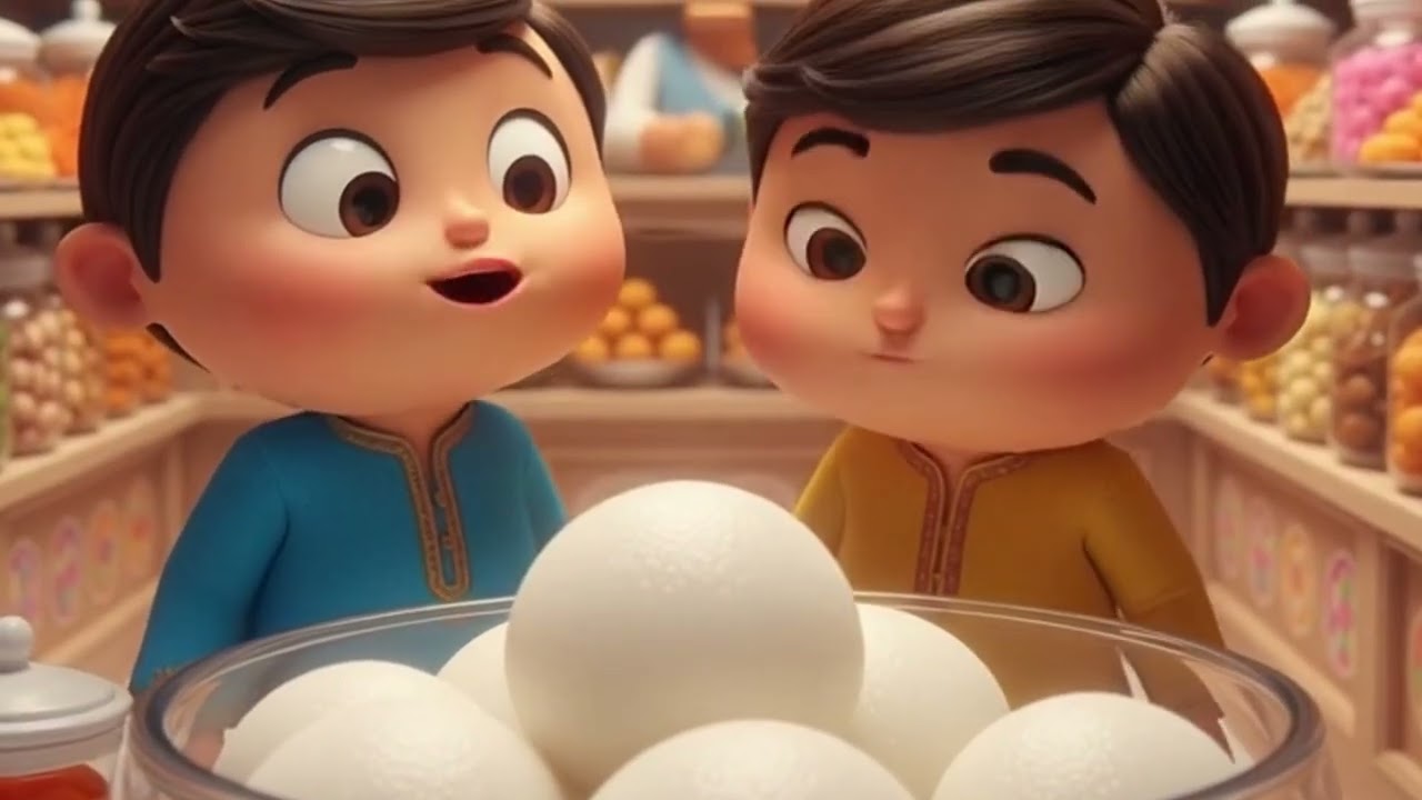 Chunnu Munnu the Do Bhai | Rasgulla Rhyme for Kids | Hindi Rhymes