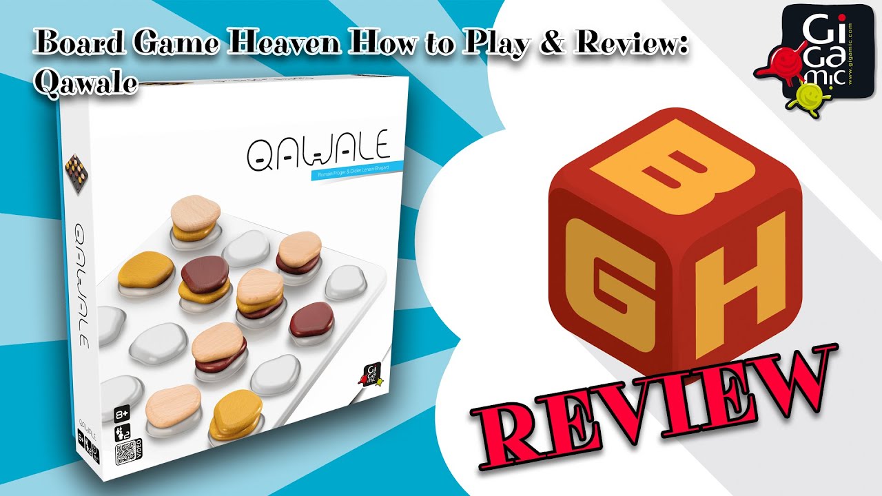 Board Game Heaven How To Play & Review 248: Qawale (Gigamic) - A beautiful abstract game!