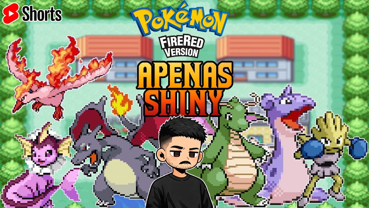 #02 - Zerando Pokémon FIRE RED só com SHINY | Shiny Hunt. #pokémon #shorts