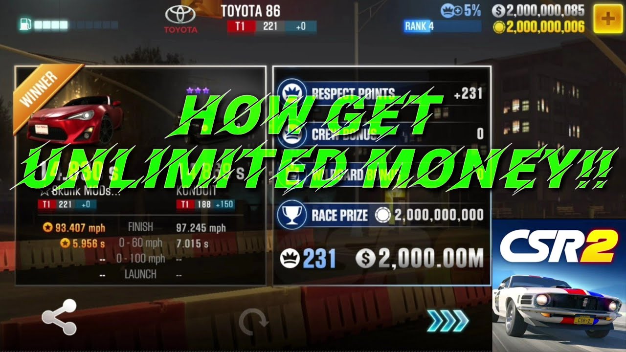 ☆How Hack CSR 2 With Gameguardian,Unlimited Money!Attention》Get Banned in Multiplayer ! 《By》☆Skunk☆