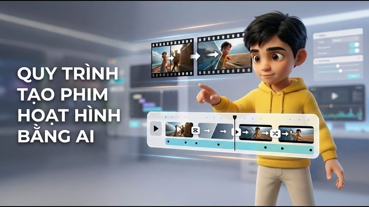 Quy trình tạo phim hoạt hình bằng AI cho người mới