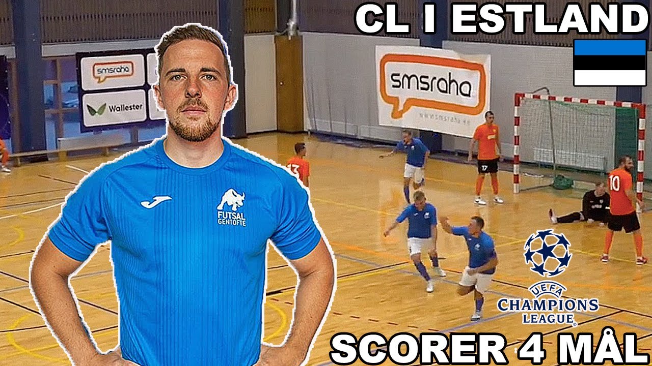 MADS FALCK SCORER 4 M&Aring;L I FUTSAL CHAMPIONS LEAGUE I ESTLAND! 🤩