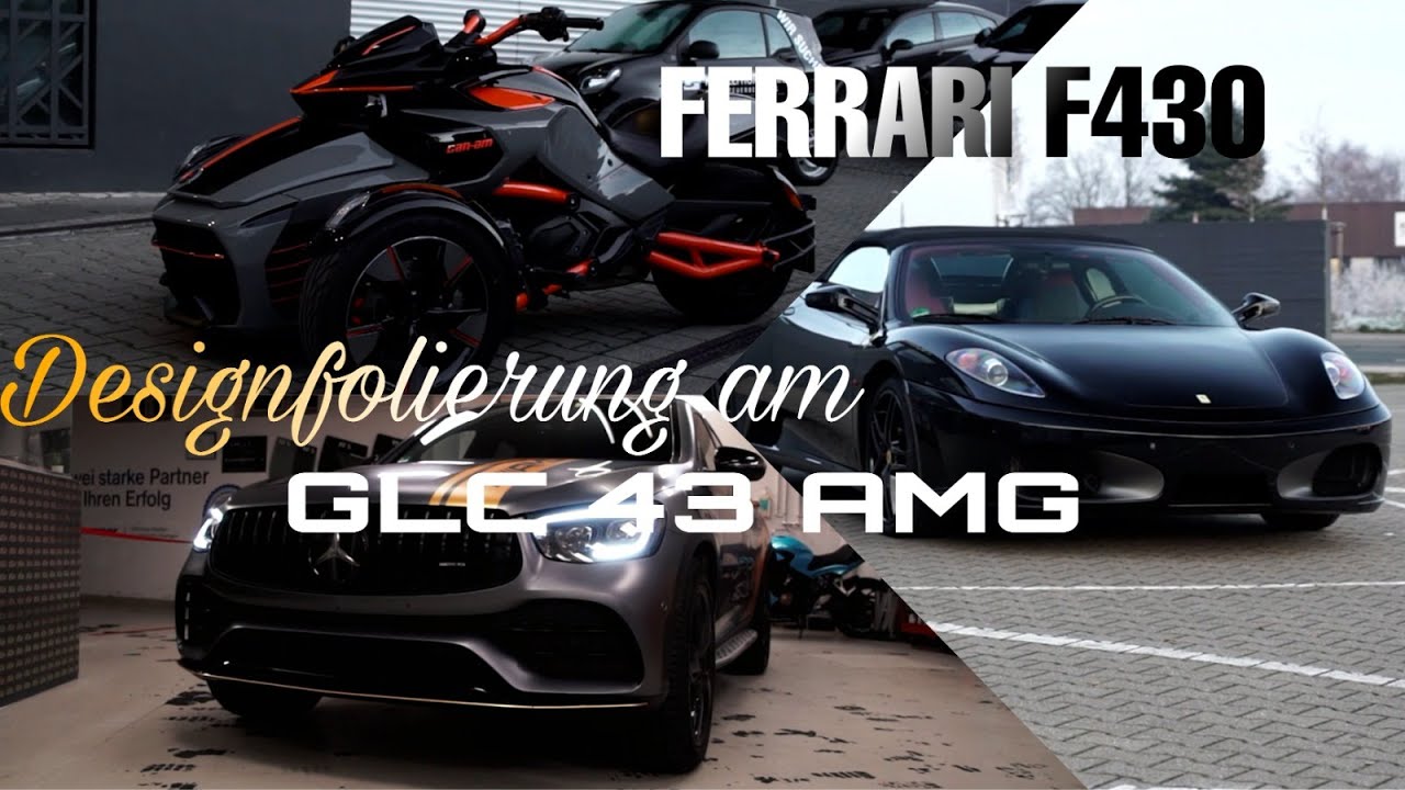 Designfolierung GLC 43 AMG | Ferrari F430 | Enjoy Fahrzeugfolierung