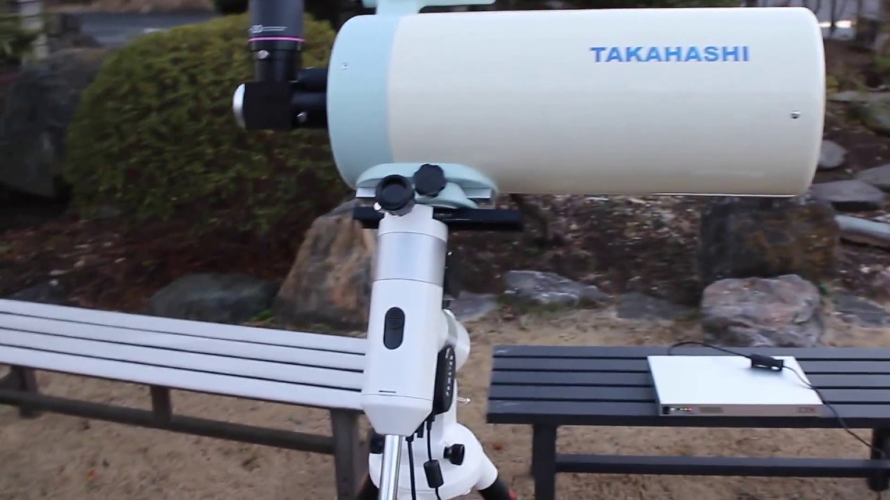 AP赤道儀にμ-180Cを搭載する