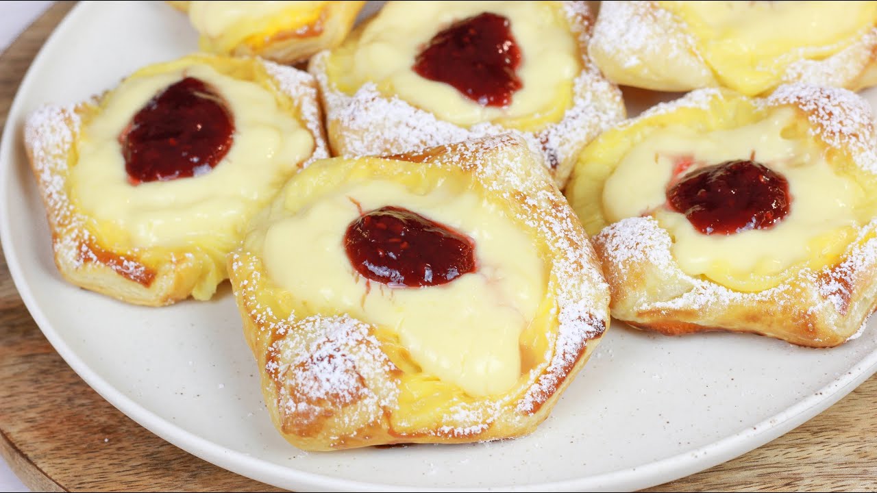 Hilfe ich bekomme Besuch I Schnelle Blätterteig Pudding Taler