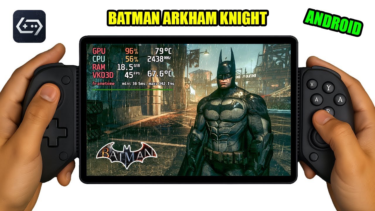 Batman: Arkham Knight - 1080p Ultra and Low Gameplay - Snapdragon 8 Elite (Android)