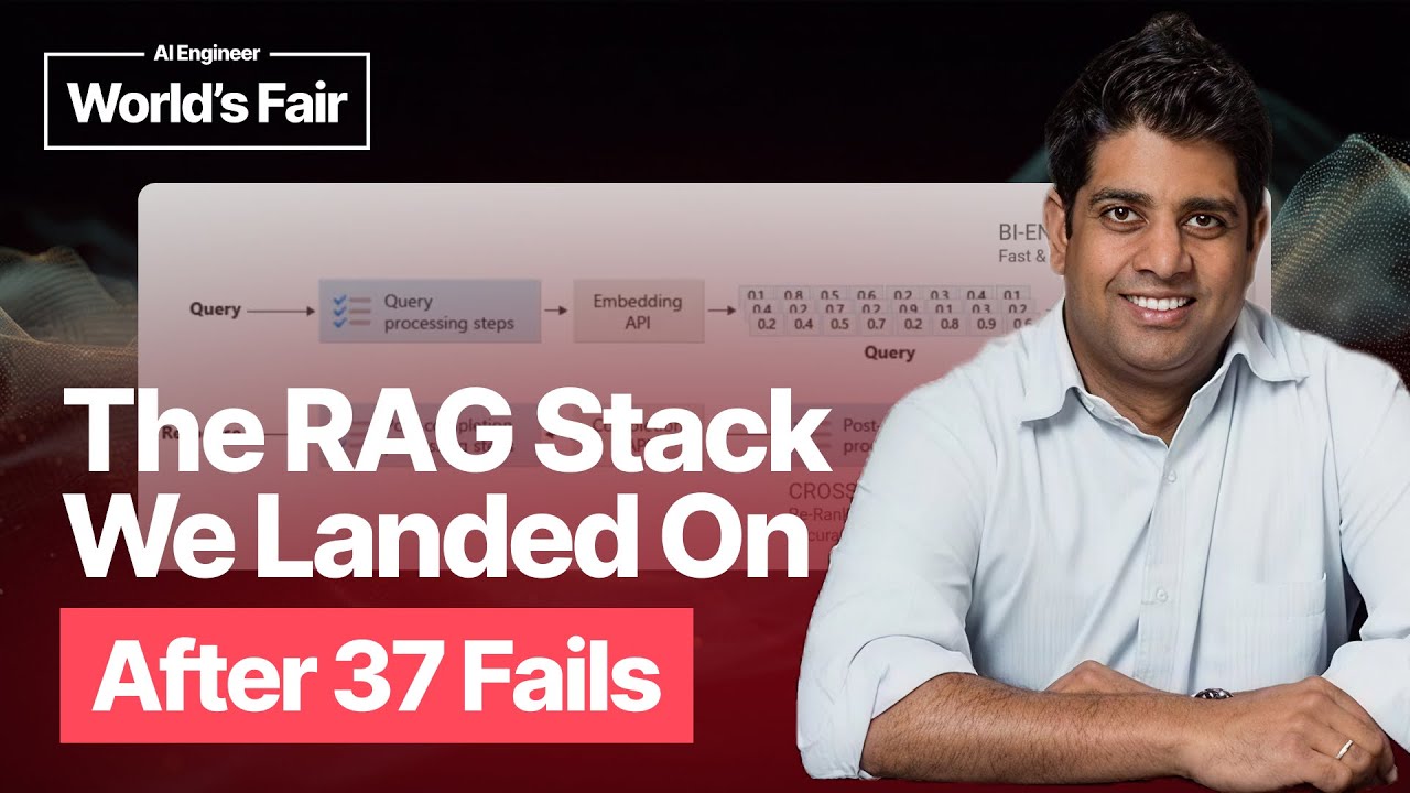 The RAG Stack We Landed On After 37 Fails - Jonathan Fernandes