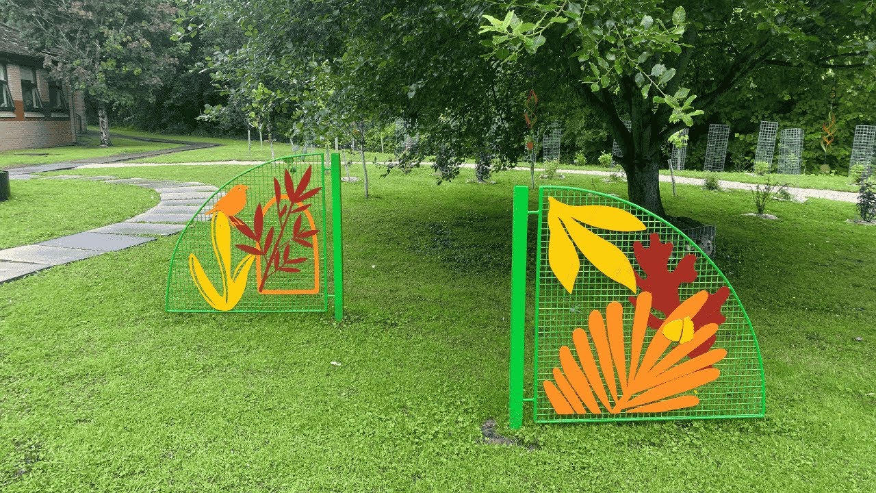 'Light Through the Leaves' Artwork at the Kyle Unit | Impact Arts Commissioned Project