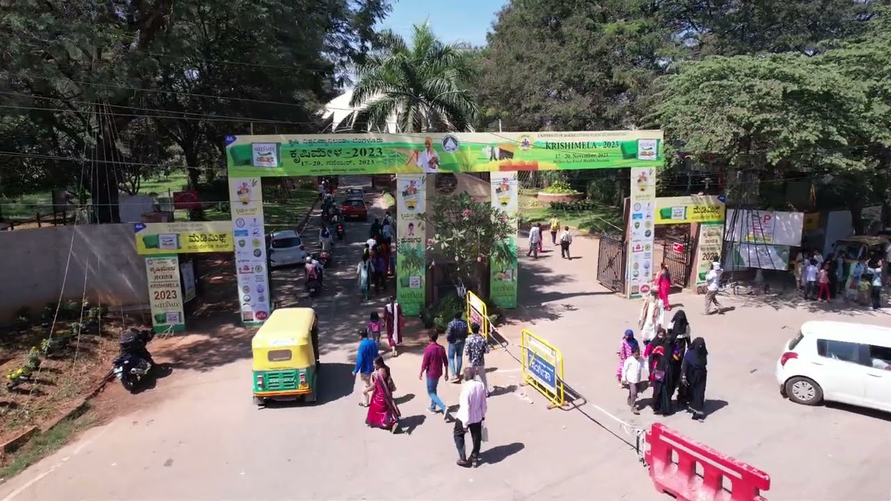 krishimela 2023 drone video coverage