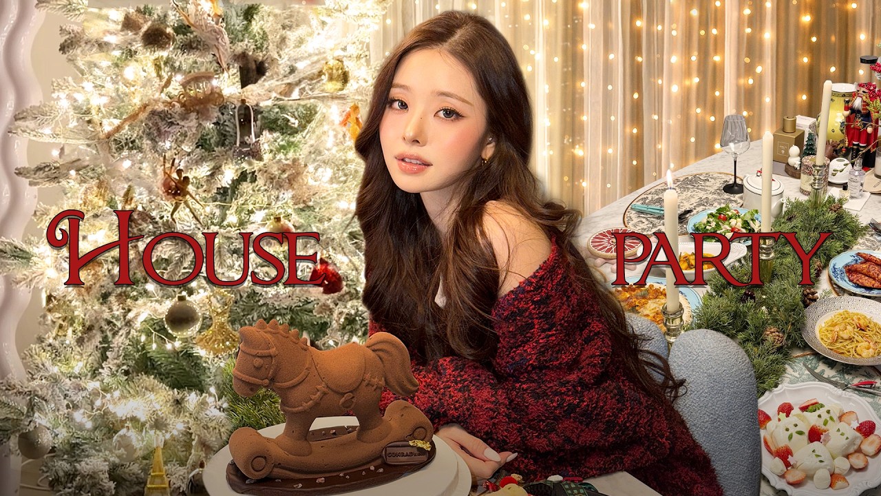 Vlog 💌 프링이들 뭐해? 같이 첫눈 볼까?⛄️❄️집에서 즐기는 연말홈파티🎄 간편한 컬리 크리스마스 메뉴, 테이블 웨어 추천, 셀프 트리 꾸미기