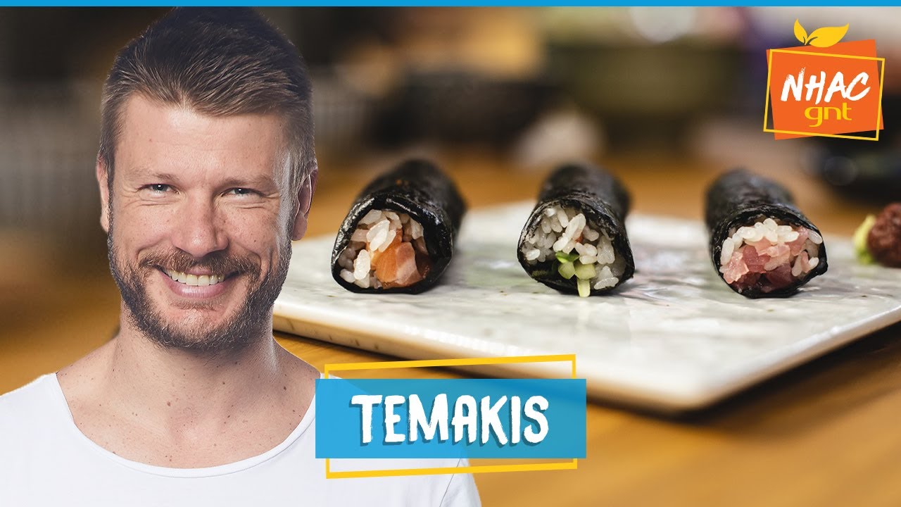 TEMAKI JAPONÊS: aprenda a fazer rolinho com alga, arroz e peixe | Tempero de Família