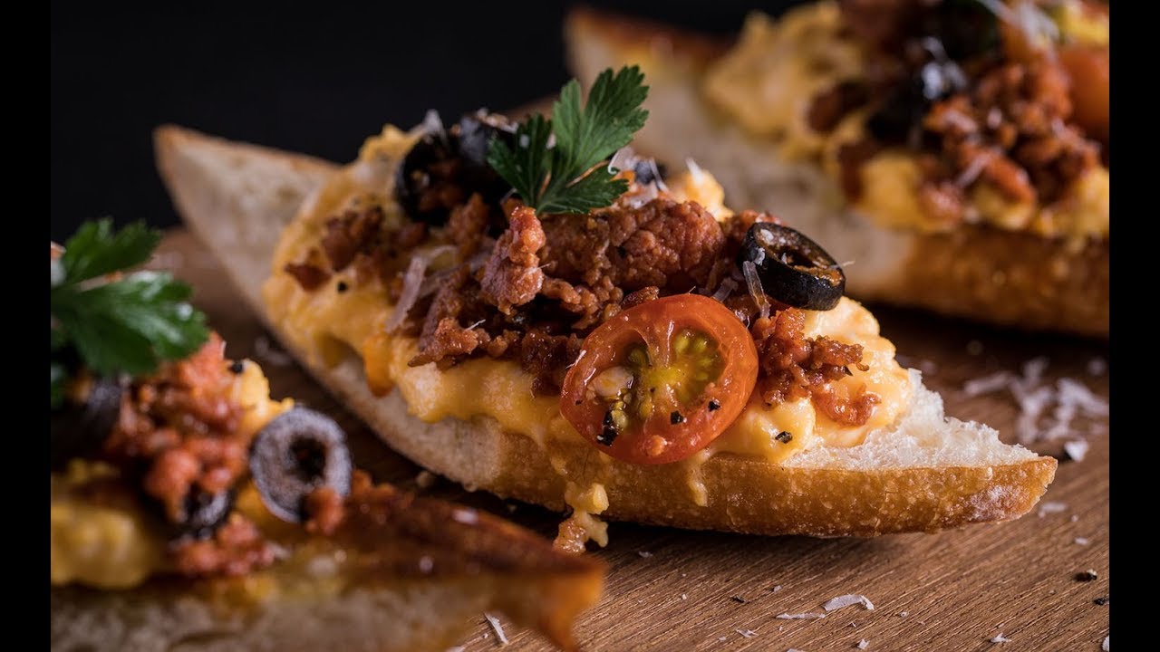 บรูสเก็ตตาอาหารเช้า Breakfast Bruschetta : พลพรรคนักปรุง
