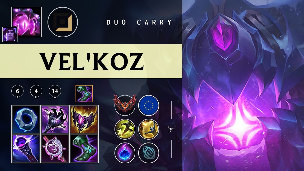 Vel'Koz Carry vs Nilah - EUW Grandmaster Patch 26.02