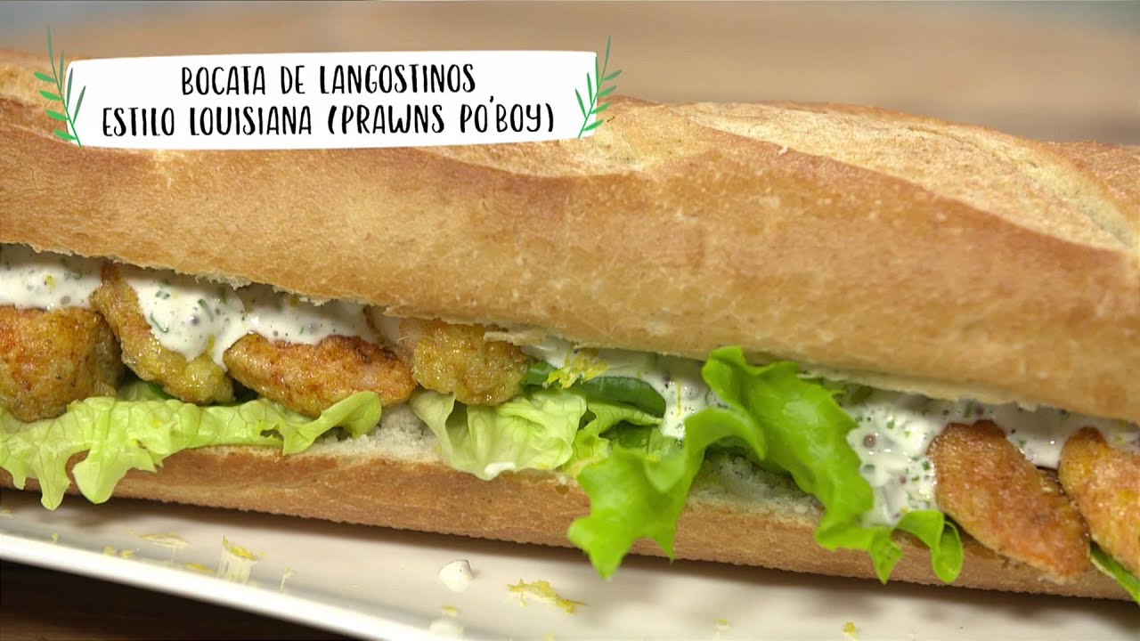 Receta: Bocata de langostinos