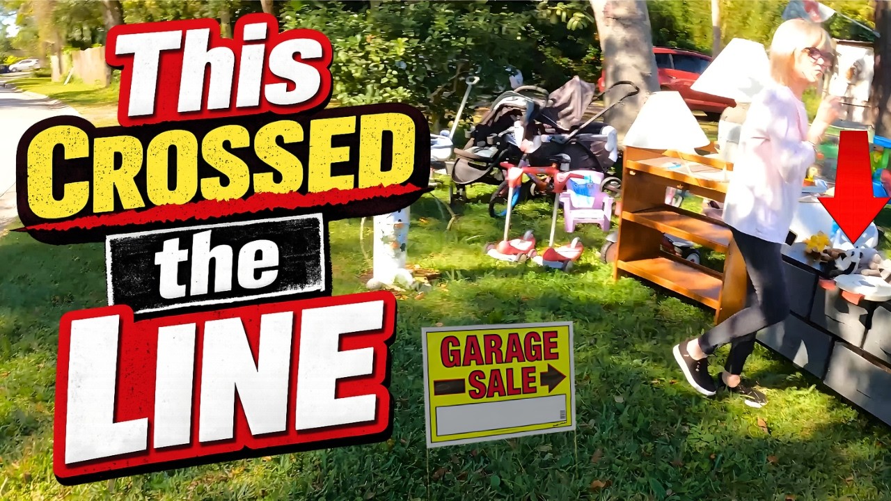 Inappropriate Garage Sale Behavior 