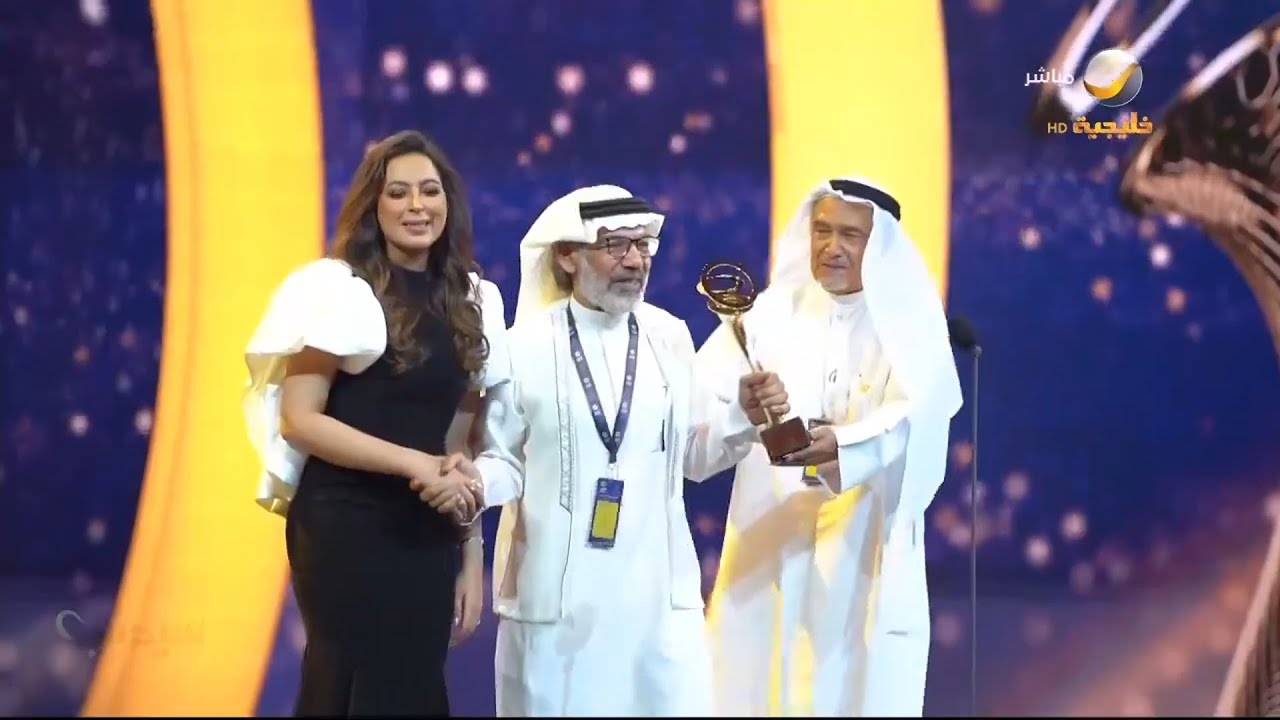مقتطفات من حفل توزيع جائزة الدانة للدراما في مهرجان الخليج للإذاعة والتلفزيون في البحرين
