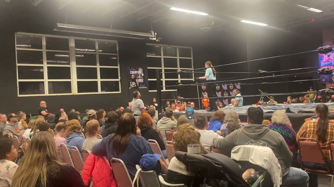 INNOVATE WRESTLING WAYNE ADKINS vs ALEX ADKINS /BEN ADKINS FANS BRING THE WEAPONS MATCH