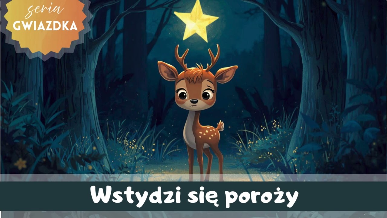 Audiobajka na dobranoc | Gwiazdka i jelonek, który wstydził się swoich poroży | spokojna bajka