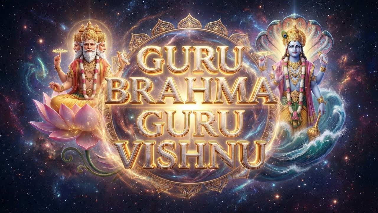 🕉️ Guru Brahma Guru Vishnu Guru Devo Maheshwara Mantra 🕉️Prayer for Clarity, Wisdom & Inner Guidance