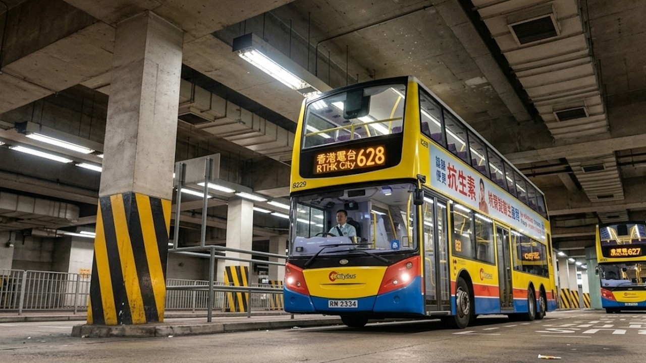 【苦練電視城賽道🏁 | 模擬真實鐵甲聲重整計劃 &frac14; 】CTB 8229 RM3334@628 香港電台 &rarr; 國王十字車站 RTHK City &rarr; King's Cross International