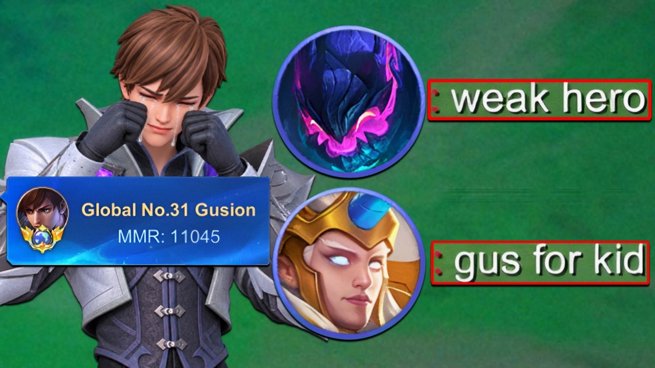 WHEN FORMER GLOBAL GUSION DEAL AGAINST ANNOYING TANKS IN RANK! ( THIS IS WHAT HAPPENED!🤯 ) -MLBB
