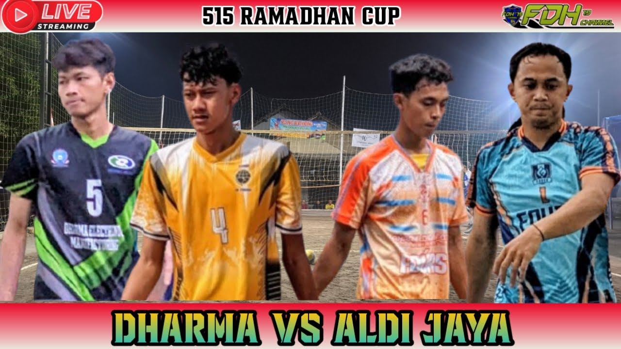 DHARMA (sigit,rojak,saprol) VS ALDI JAYA (pudin,ahmad CS) _ 515 ramadhan cup