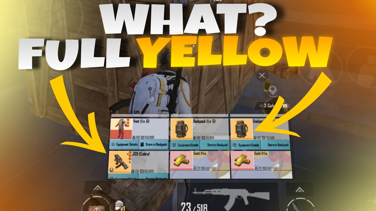 Assault Mode But Full Yellow 🟨/ Metro Royale