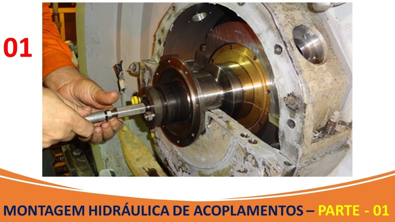 MONTAGEM HIDRÁULICA DE ACOPLAMENTO - PARTE 1     Manutenção de compressores com troca do acoplamento