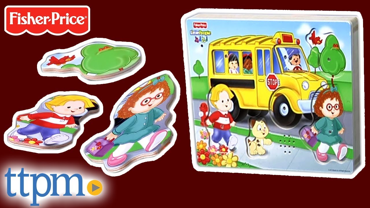 Fisher-Price Little People Song & Sound Wood Puzzles from TCG