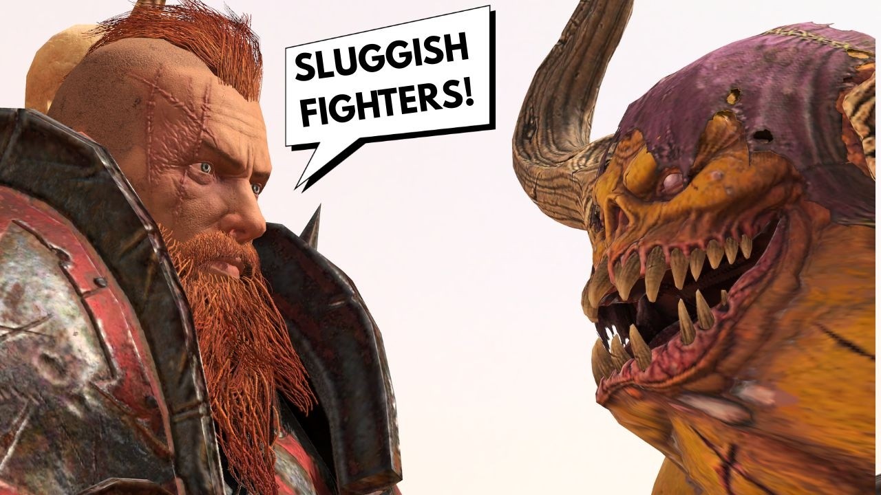Wulfrik Taunts All the Chaos Gods Minions
