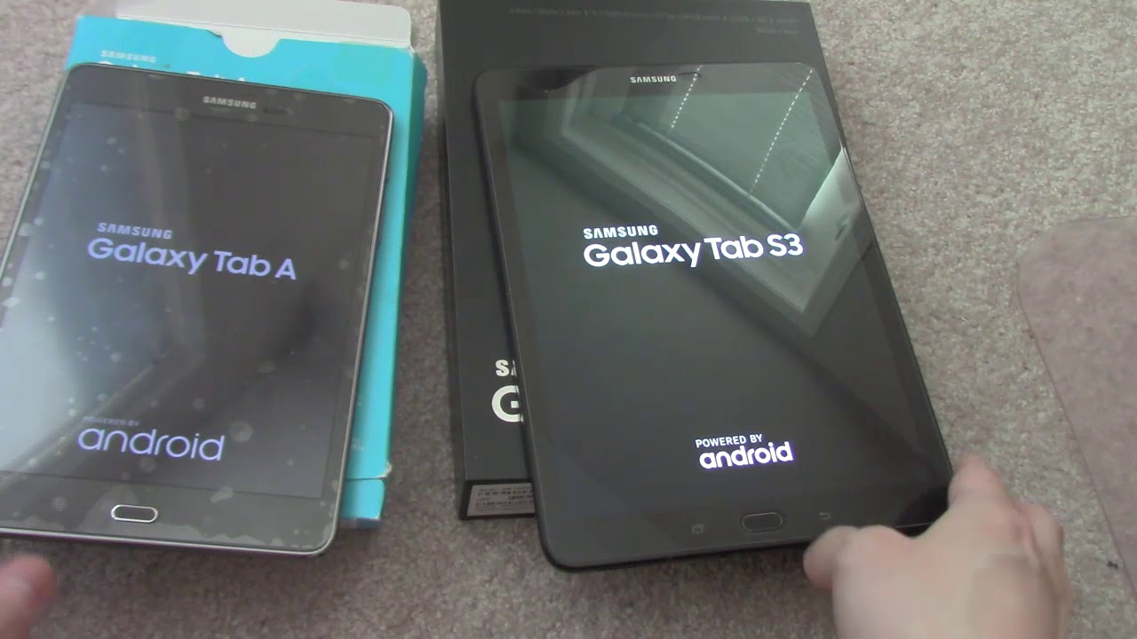 Сравнение планшетов Samsung Galaxy Tab A 8 и Samsung Galaxy Tab S3 на Android
