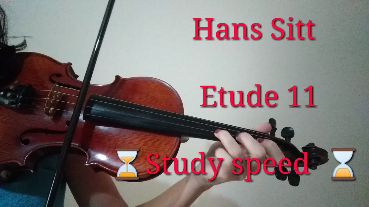 Hans sitt violin etude 11