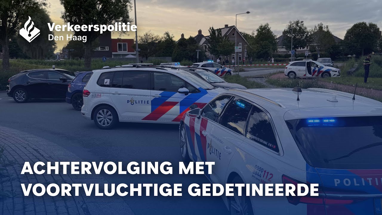 Achtervolging met voortvluchtige gedetineerde