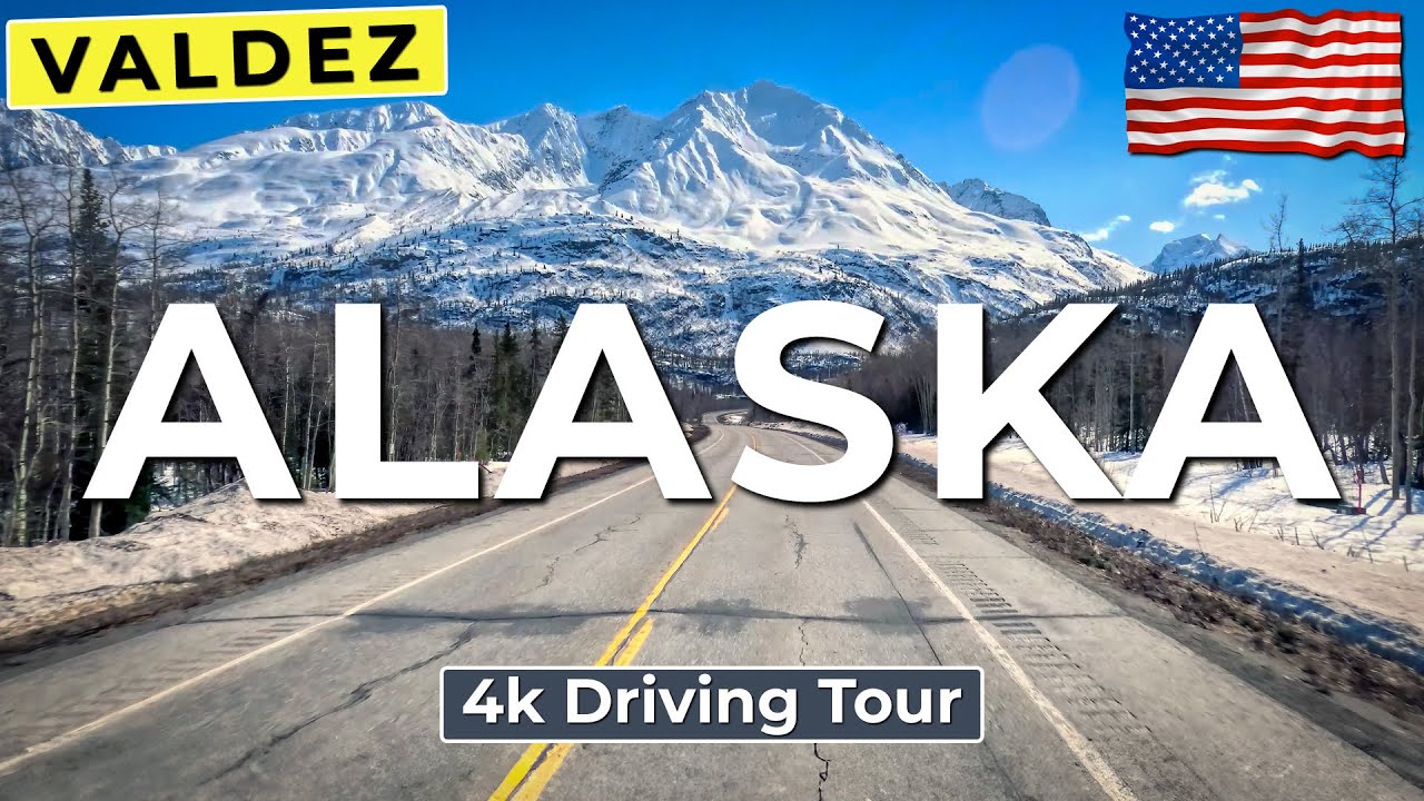 Epic Road Trip to VALDEZ, ALASKA: Conquering the Scenic THOMPSON PASS - 4K!