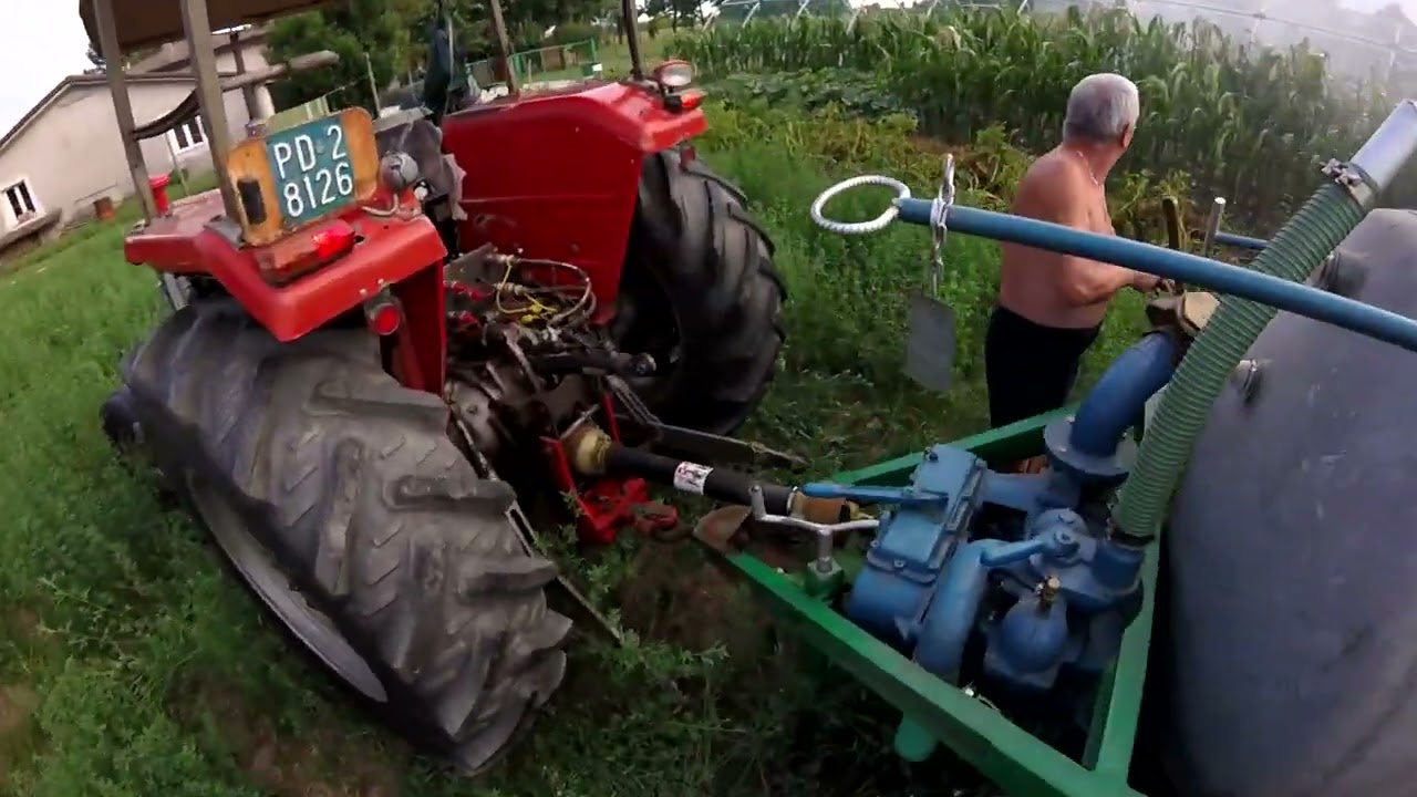 Irrigazione 2022  |  Massey Ferguson 168 e carrobotte   |  Battioni Pagani Garda 75