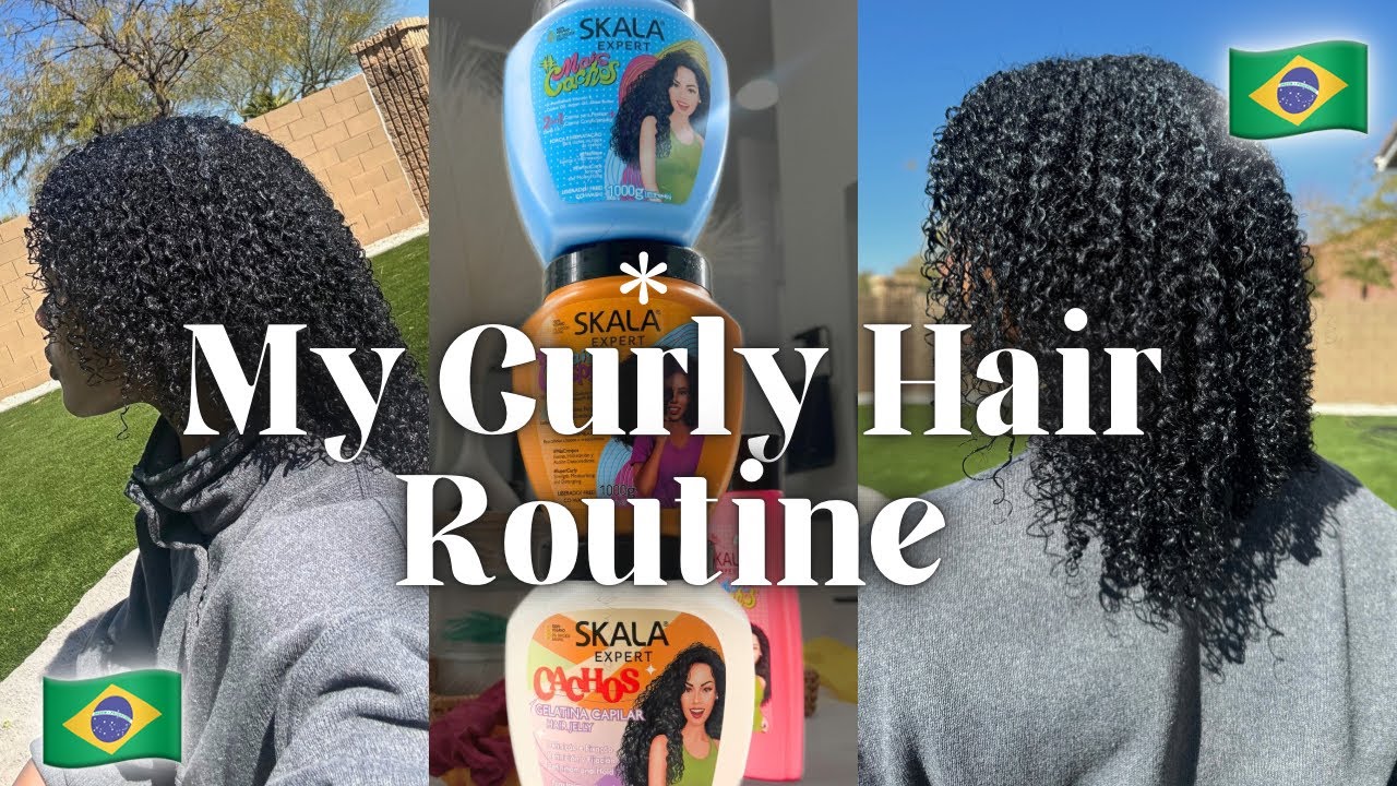 Trying Brazilian Hair Products on kinky Curls ||VIRAL SKALA EXPERT HONEST REVIEW
